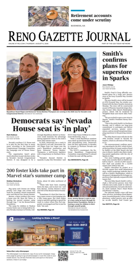 Cover of Reno Gazette Journal