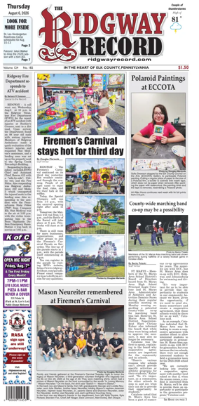 Cover of Ridgway Record