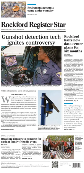 Cover of Rockford Register Star