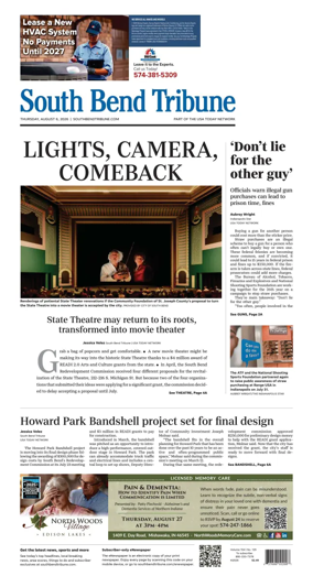 Cover of South Bend Tribune