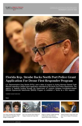 Cover of Tampa Free Press
