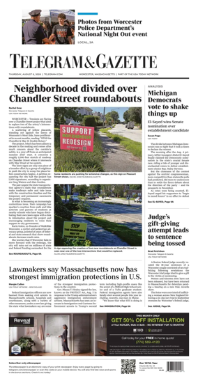 Cover of Telegram & Gazette
