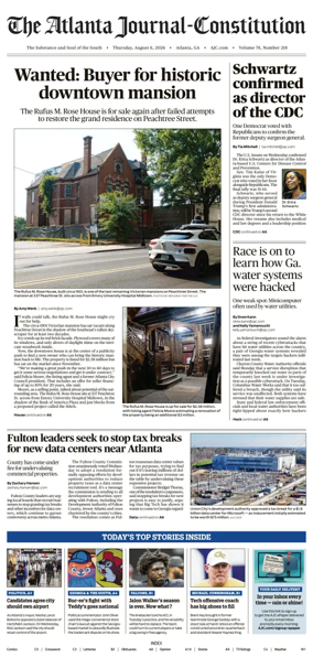 Cover of The Atlanta Journal-Constitution