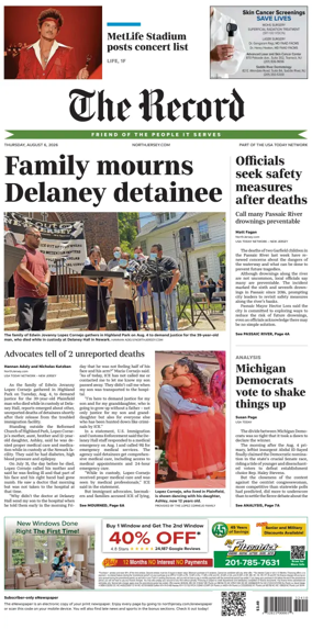 Cover of The Bergen Record