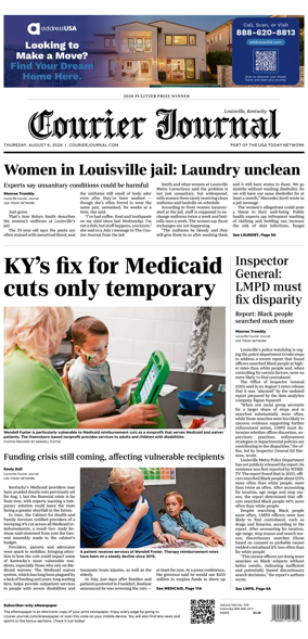 Cover of The Courier-Journal (Louisville)