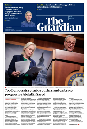 Cover of The Guardian (USA)