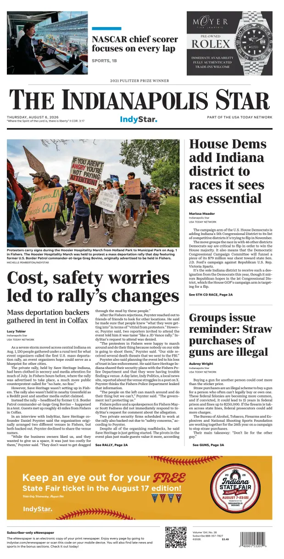Cover of The Indianapolis Star