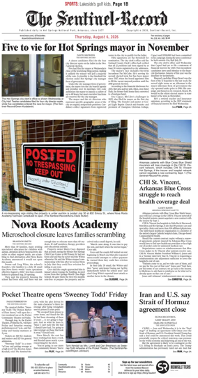 Cover of The Sentinel-Record