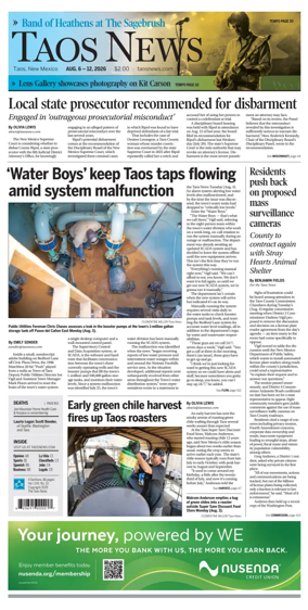 Cover of The Taos News