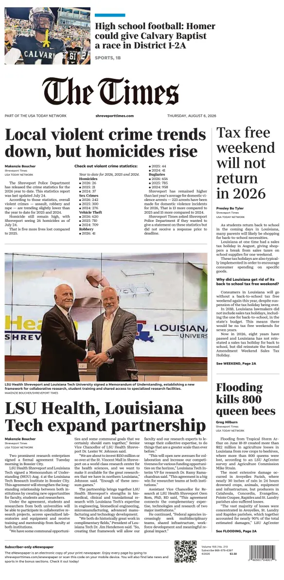 Cover of The Times (Shreveport)