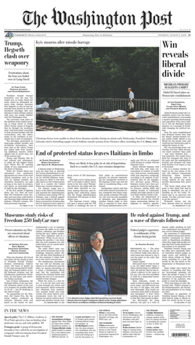 Cover of The Washington Post