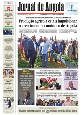 Cover of Jornal de Angola