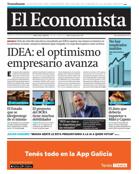 Cover of El Economista (Argentina)