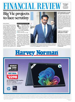 Cover of The Australian Financial Review