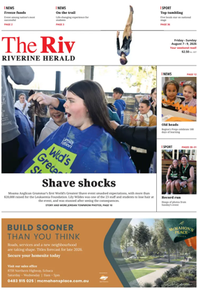 Cover of The Riverine Herald