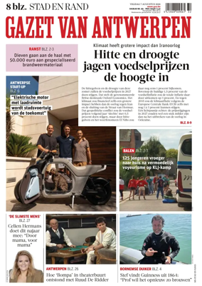 Cover of Gazet van Antwerpen Stad en Rand