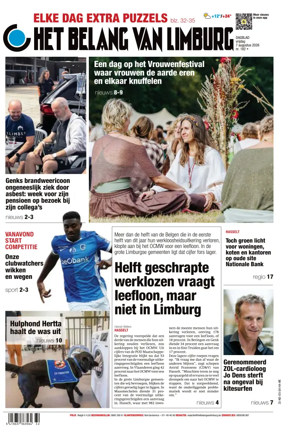 Cover of Het Belang van Limburg