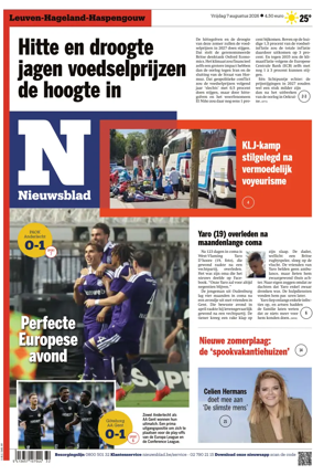 Cover of Het Nieuwsblad