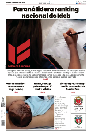 Cover of Folha de Londrina