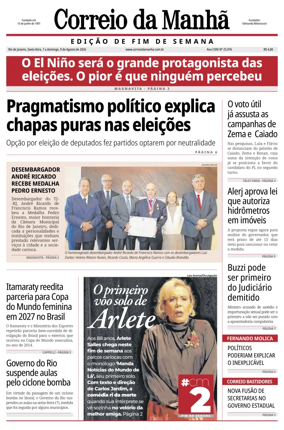 Cover of Jornal Correio da Manha