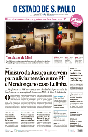 Cover of O Estado de S. Paulo