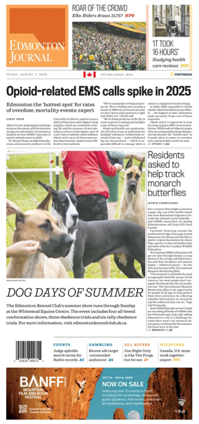 Cover of Edmonton Journal