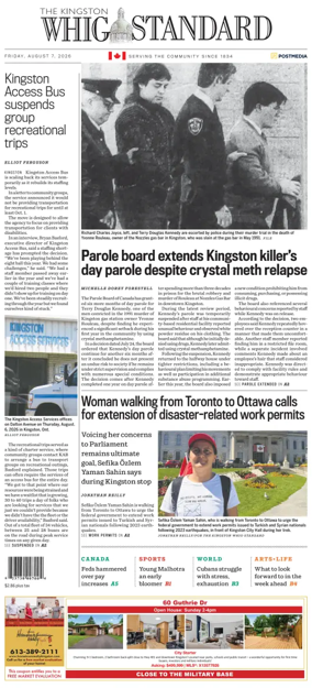 Cover of Kingston Whig-Standard