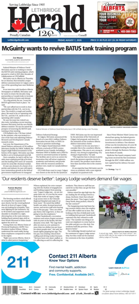 Cover of Lethbridge Herald