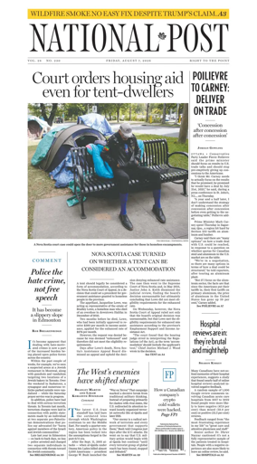 Cover of National Post - (National Edition)