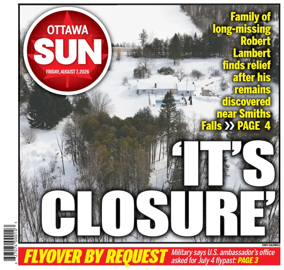 Cover of Ottawa Sun