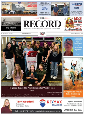Cover of Sherbrooke Record