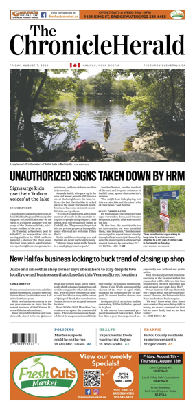 Cover of The Chronicle Herald (Metro)