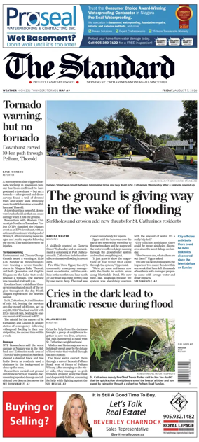 Cover of The Standard (St. Catharines)