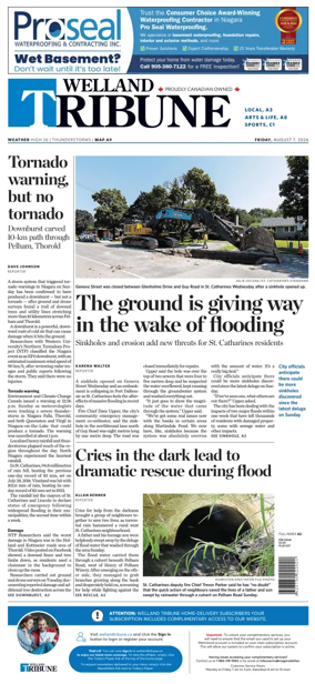 Cover of The Welland Tribune