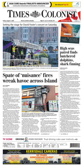 Cover of Times Colonist
