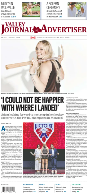 Cover of Valley Journal Advertiser