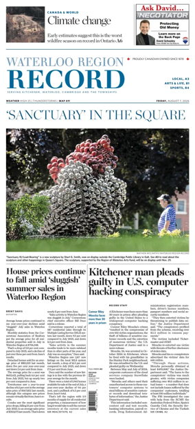 Cover of Waterloo Region Record