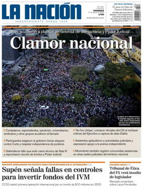 Cover of La Nacion (Costa Rica)