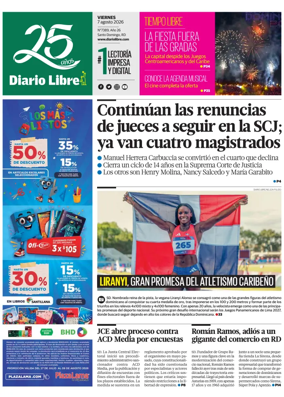 Cover of Diario Libre (Republica Dominicana)