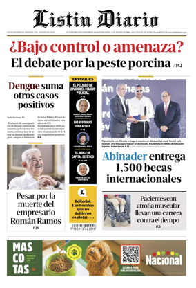 Cover of Listin Diario