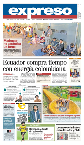 Cover of Diario Expreso