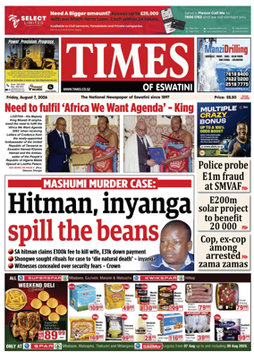Cover of Times of Eswatini