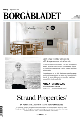 Cover of Borgabladet
