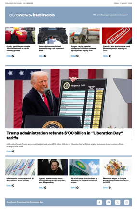 Cover of Euronews Business