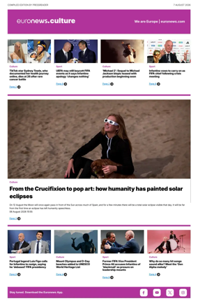 Cover of Euronews Culture and Sport Compiled Edition
