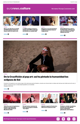 Cover of Euronews Culture and Sport (Spanish) Compiled Edition