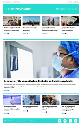 Cover of Euronews Health (Turkish) Compiled Edition