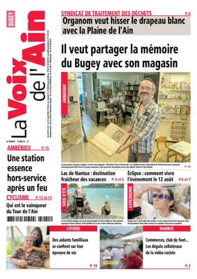 Cover of La Voix de l’Ain Amberieu en Bugey - Meximieux