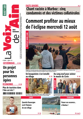 Cover of La Voix de l’Ain Belley