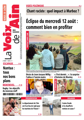 Cover of La Voix de l’Ain Bords de Saone
